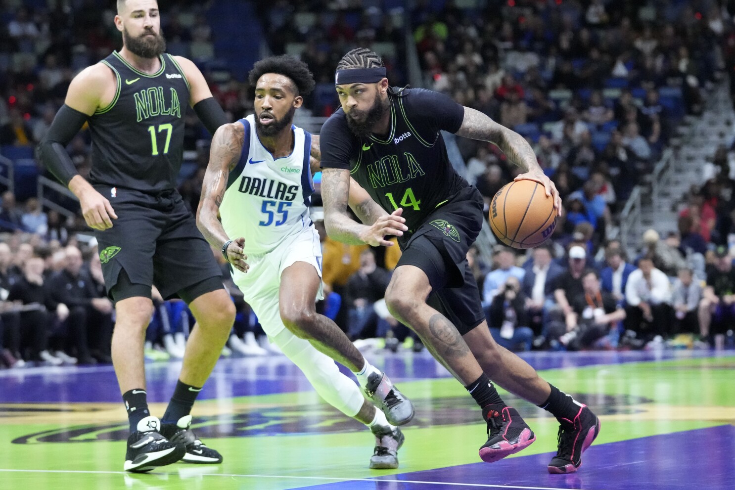 Brandon Ingram rookie Jordan Hawkins each score 25 as Pelicans